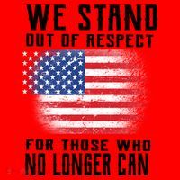 We Stand Out Of Respect For Those Who No Longer Can Santa Hat thumb 1