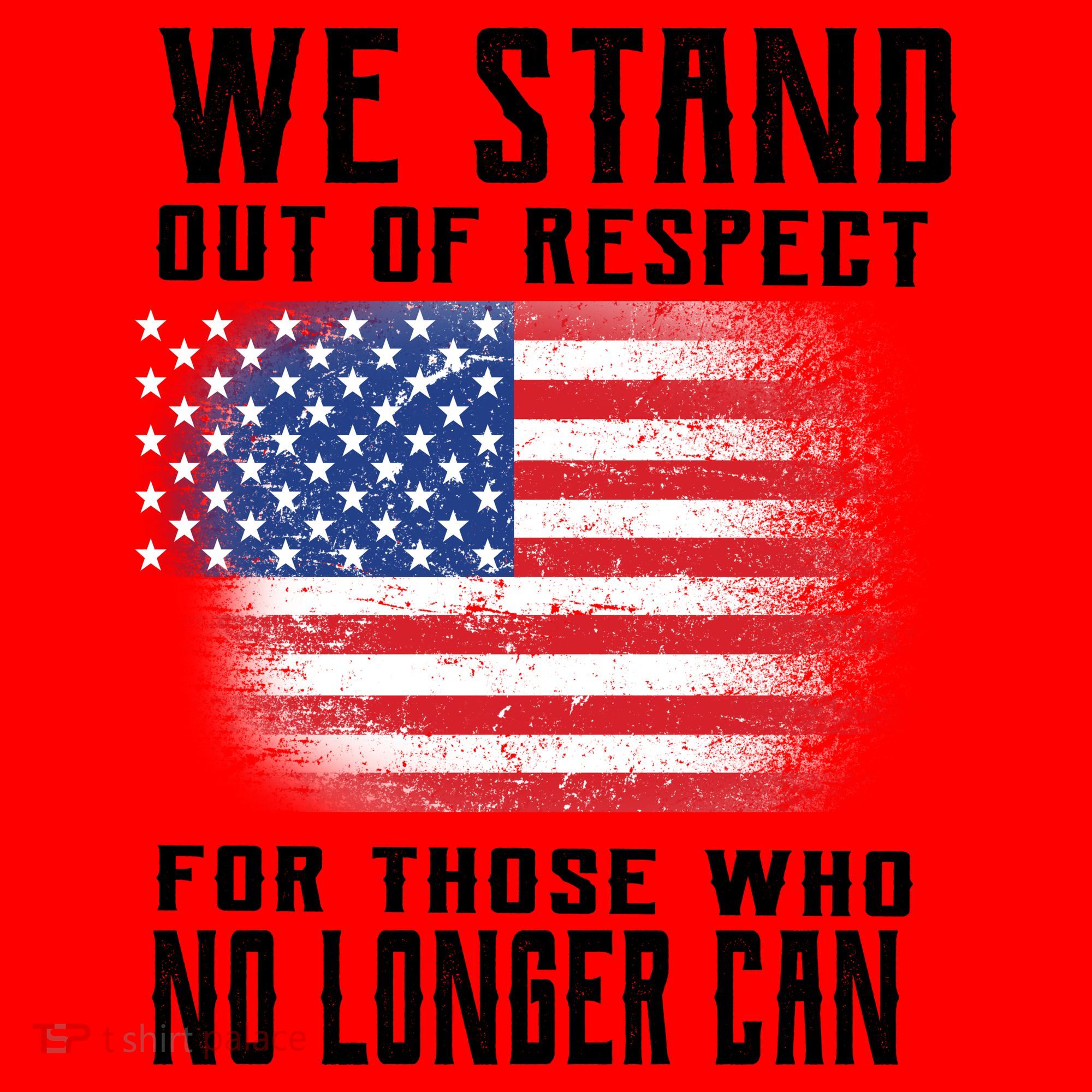 We Stand Out Of Respect For Those Who No Longer Can Santa Hat