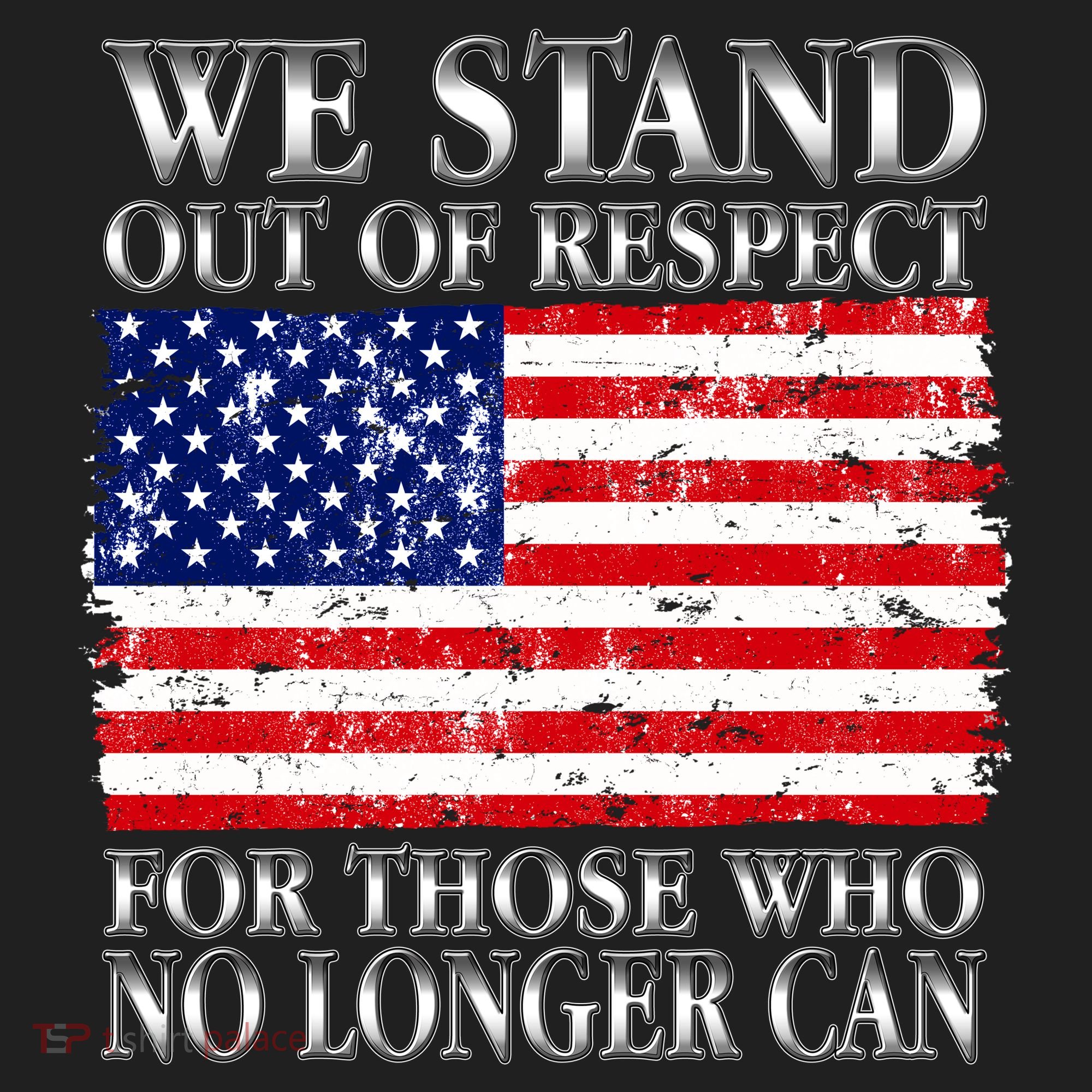 We Stand Out Of Respect Support Our Troops Beanie