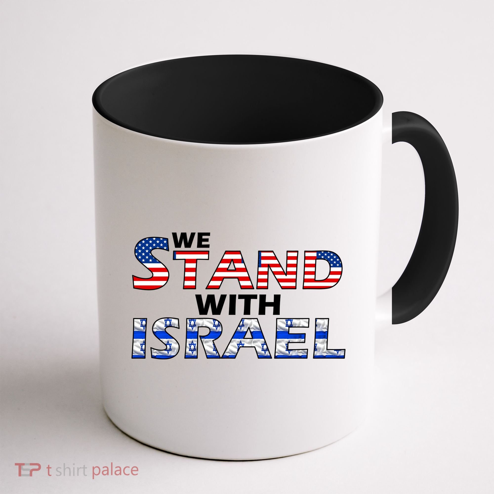 We Stand With Israel USA Coffee Mug