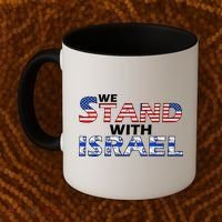 We Stand With Israel USA Coffee Mug thumb 2