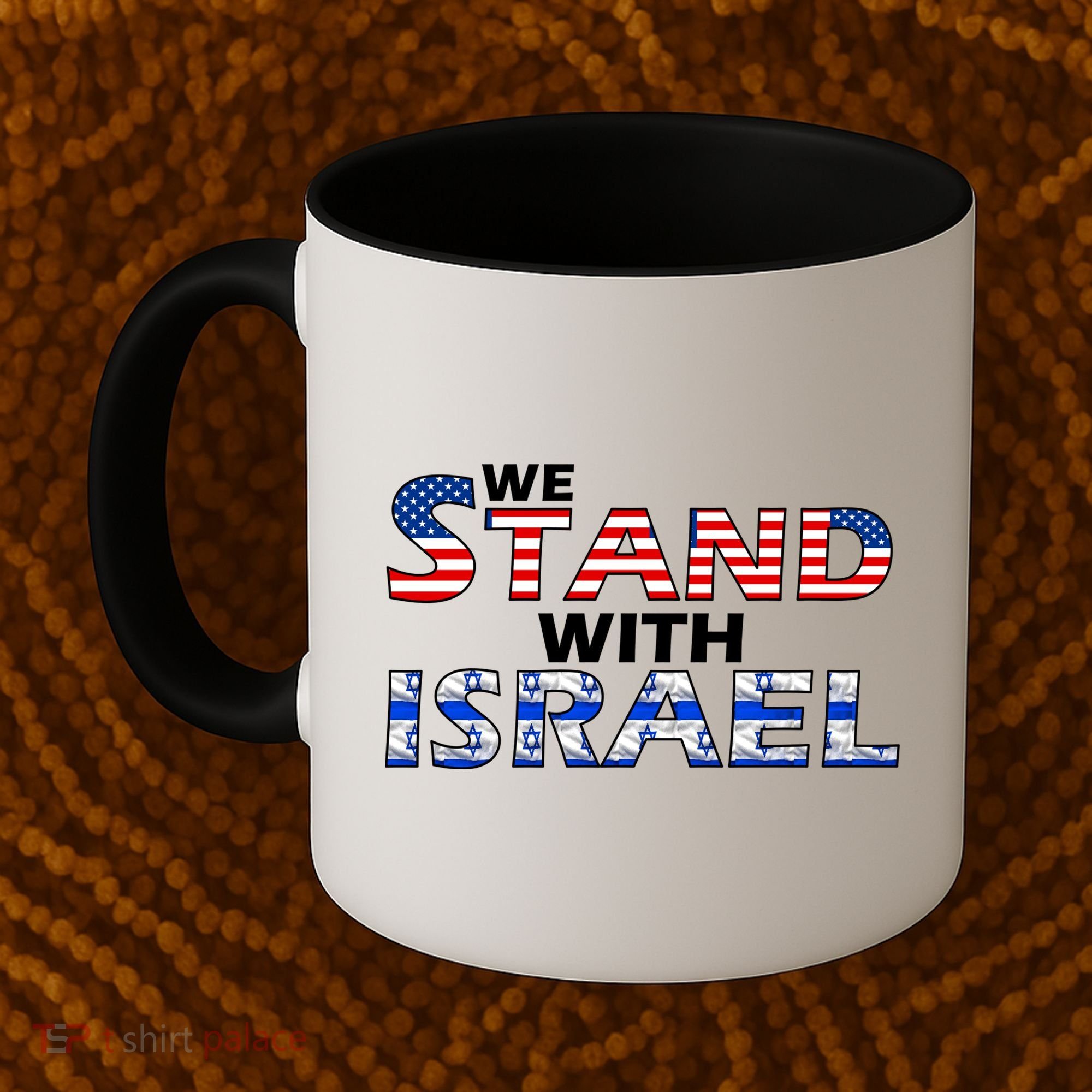 We Stand With Israel USA Coffee Mug