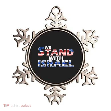 We Stand With Israel USA Ornament