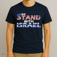We Stand With Israel USA T-Shirt thumb 3