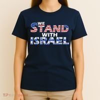 We Stand With Israel USA T-Shirt thumb 4