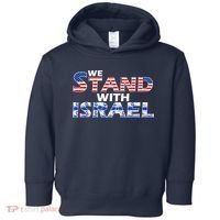 We Stand With Israel USA Toddler Hoodie thumb 0