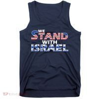 We Stand With Israel USA Tank Top thumb 0