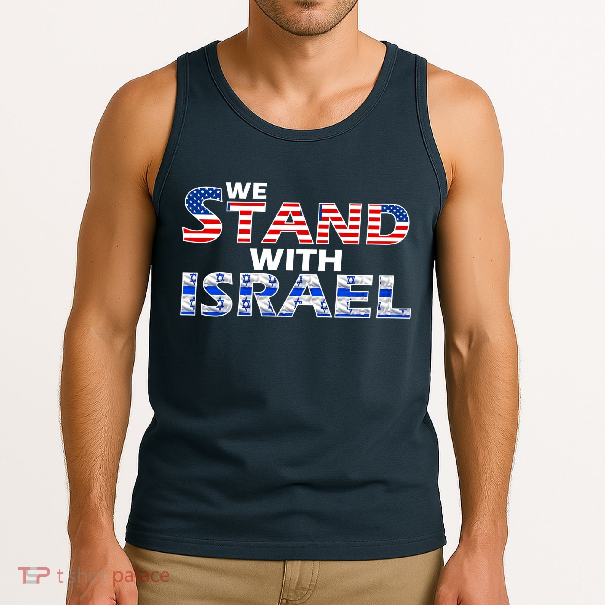 We Stand With Israel USA Tank Top