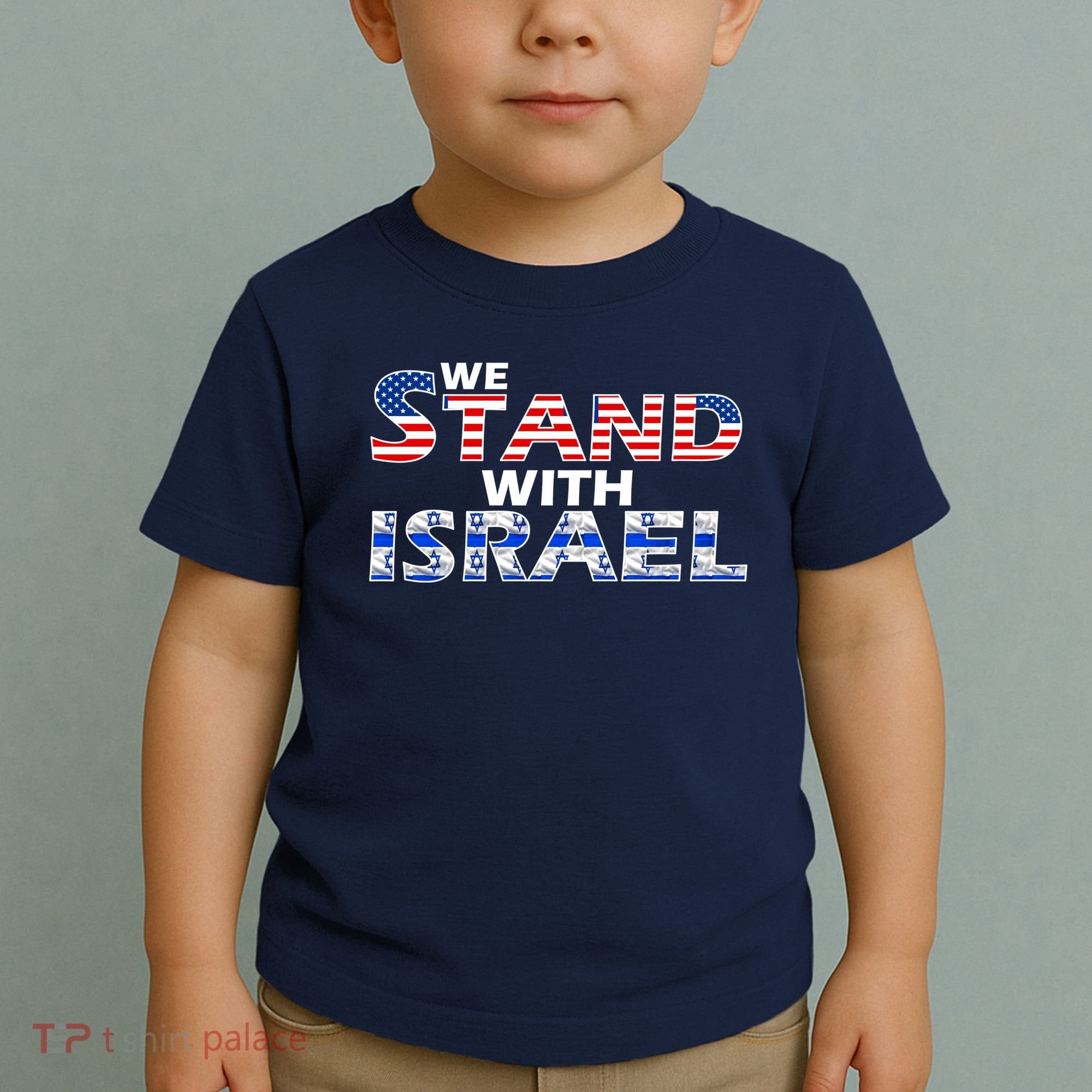 We Stand With Israel USA Toddler T-Shirt