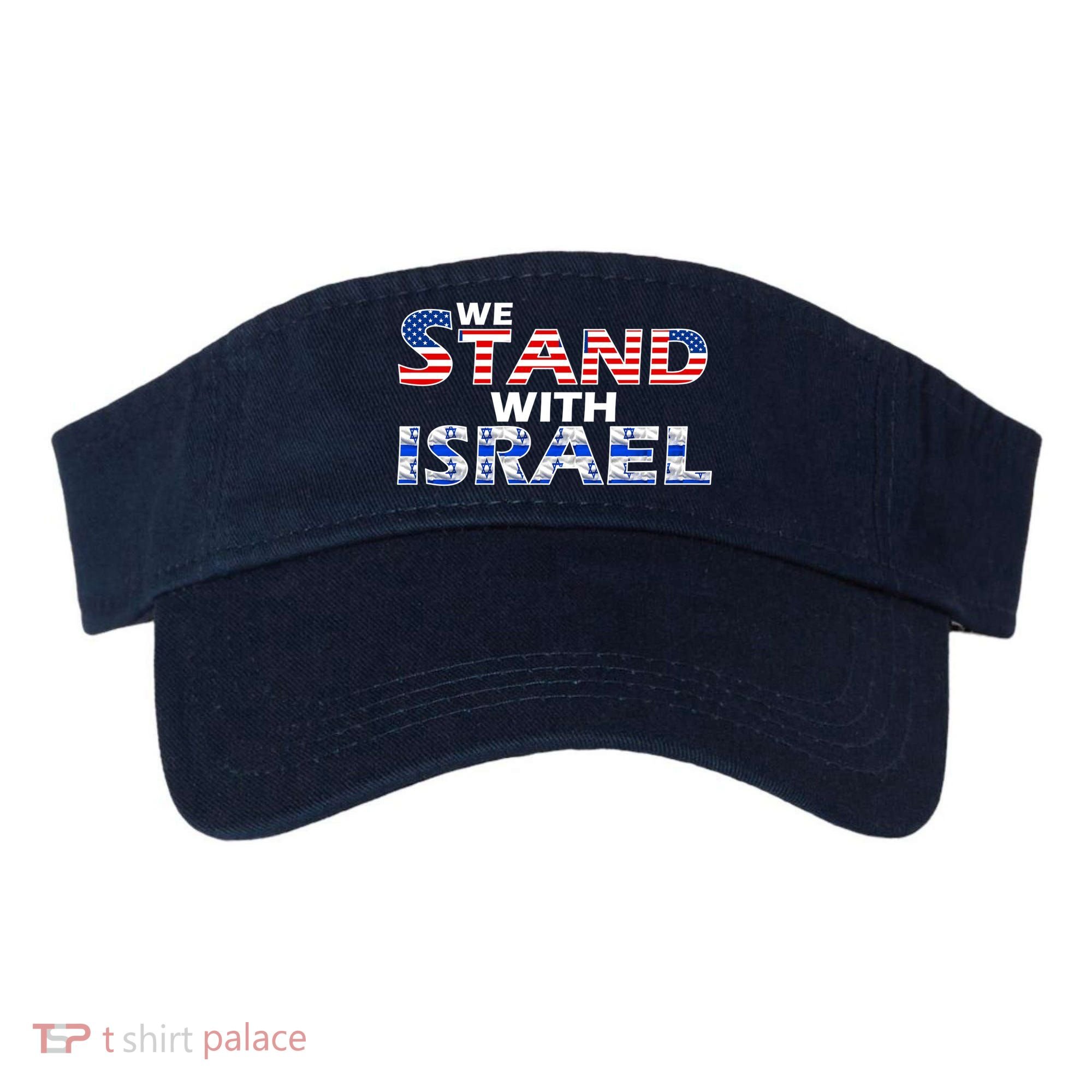 We Stand With Israel USA Visor