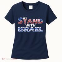 We Stand With Israel USA Women's T-Shirt thumb 0