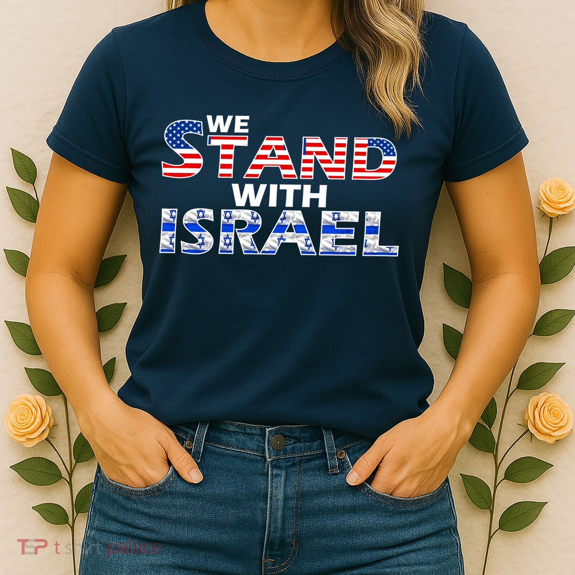 We Stand With Israel USA Women's T-Shirt