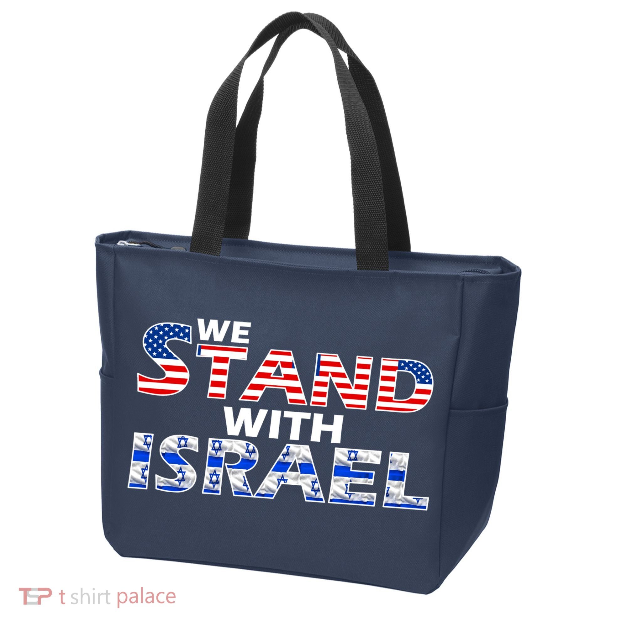 We Stand With Israel USA Tote Bag