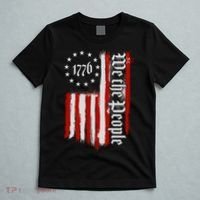 We The People 1776 Distressed USA American Flag T-Shirt thumb 5