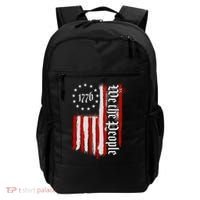We The People 1776 Distressed USA American Flag Backpack thumb 0