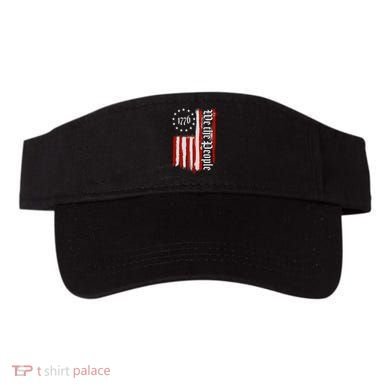 We The People 1776 Distressed USA American Flag Visor