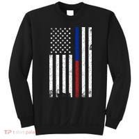 We The People Holsters  American Flag Thin Blue-Red Line Sweatshirt thumb 0