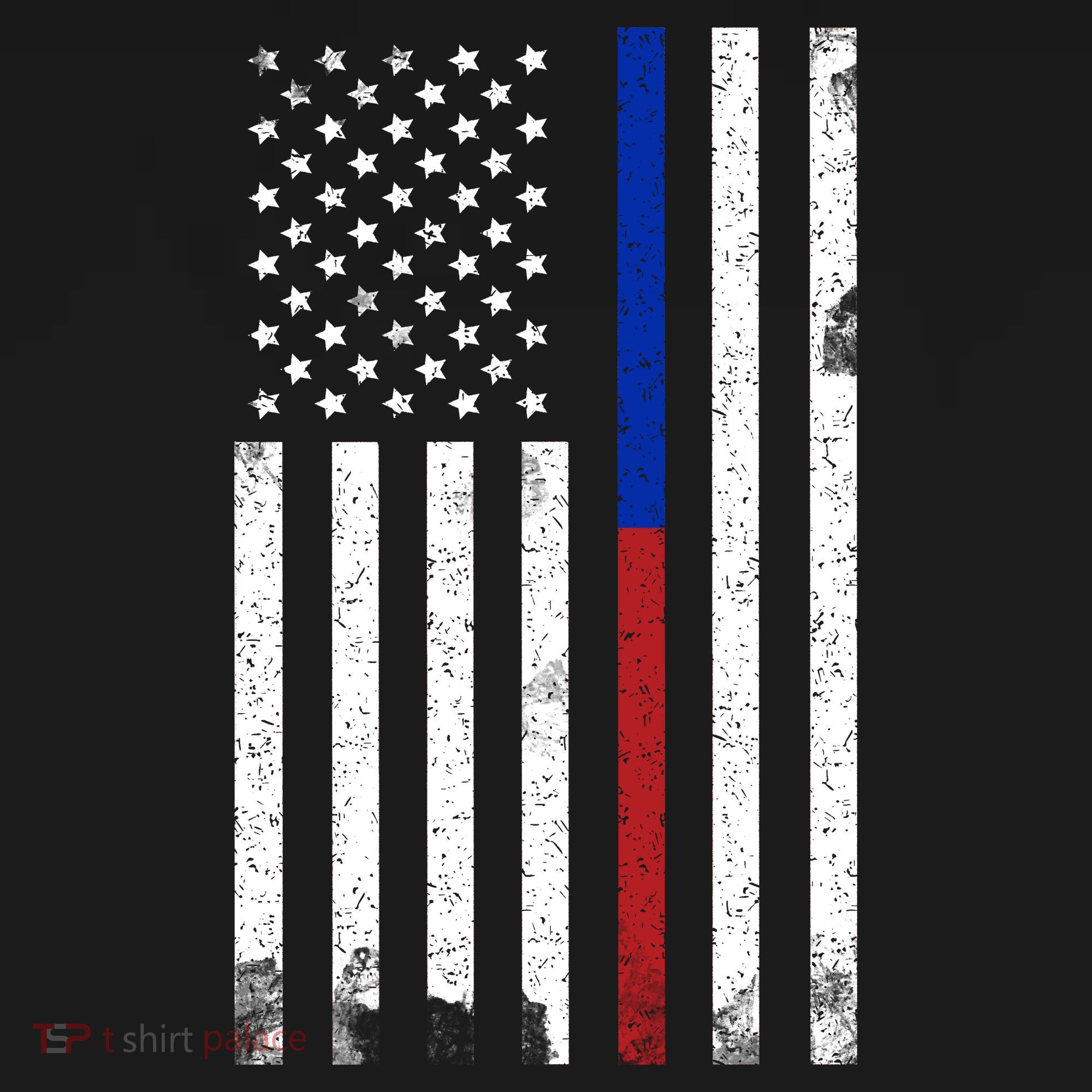 We The People Holsters  American Flag Thin Blue-Red Line Backpack
