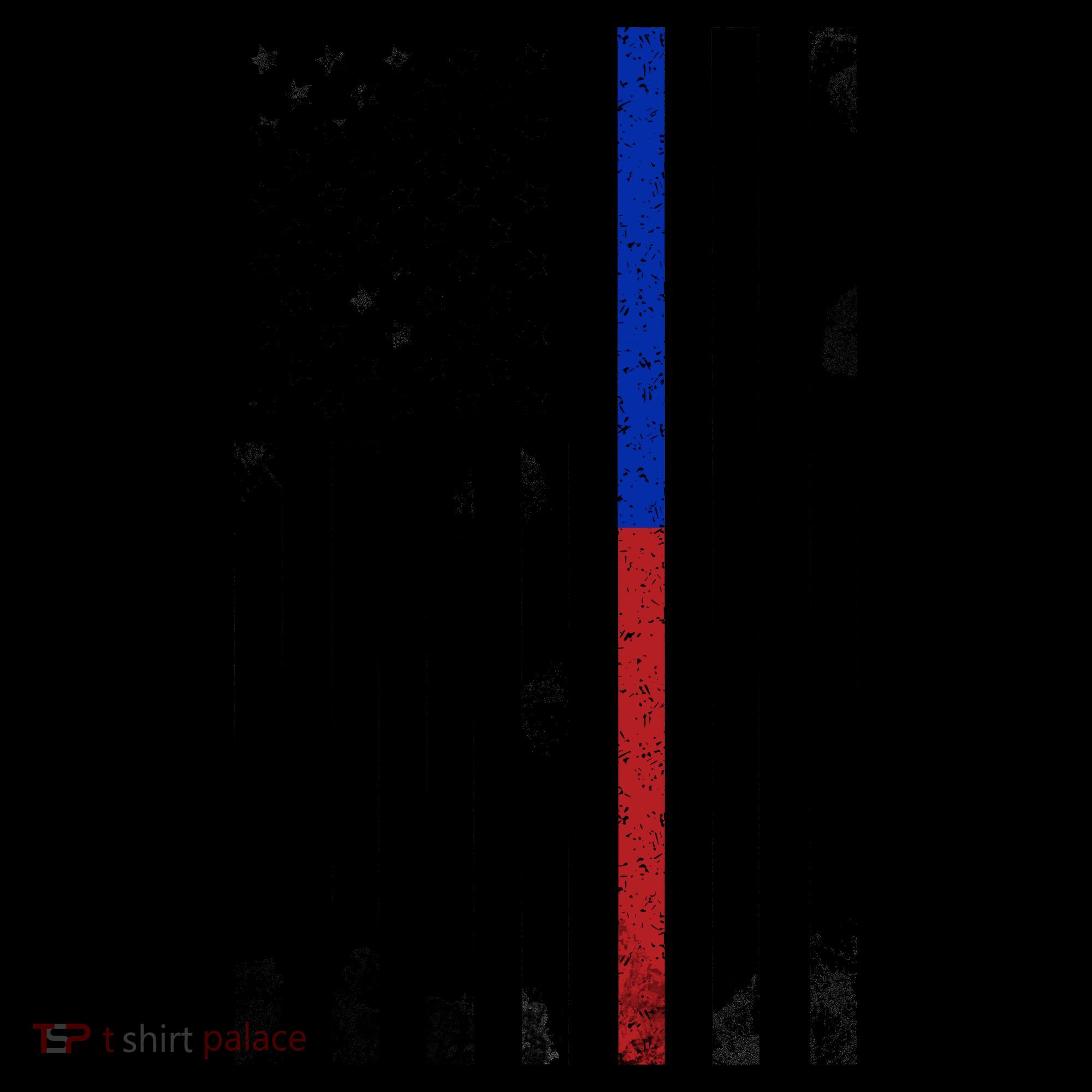 We The People Holsters  American Flag Thin Blue-Red Line Coffee Mug