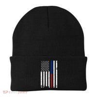 We The People Holsters  American Flag Thin Blue-Red Line Beanie thumb 0