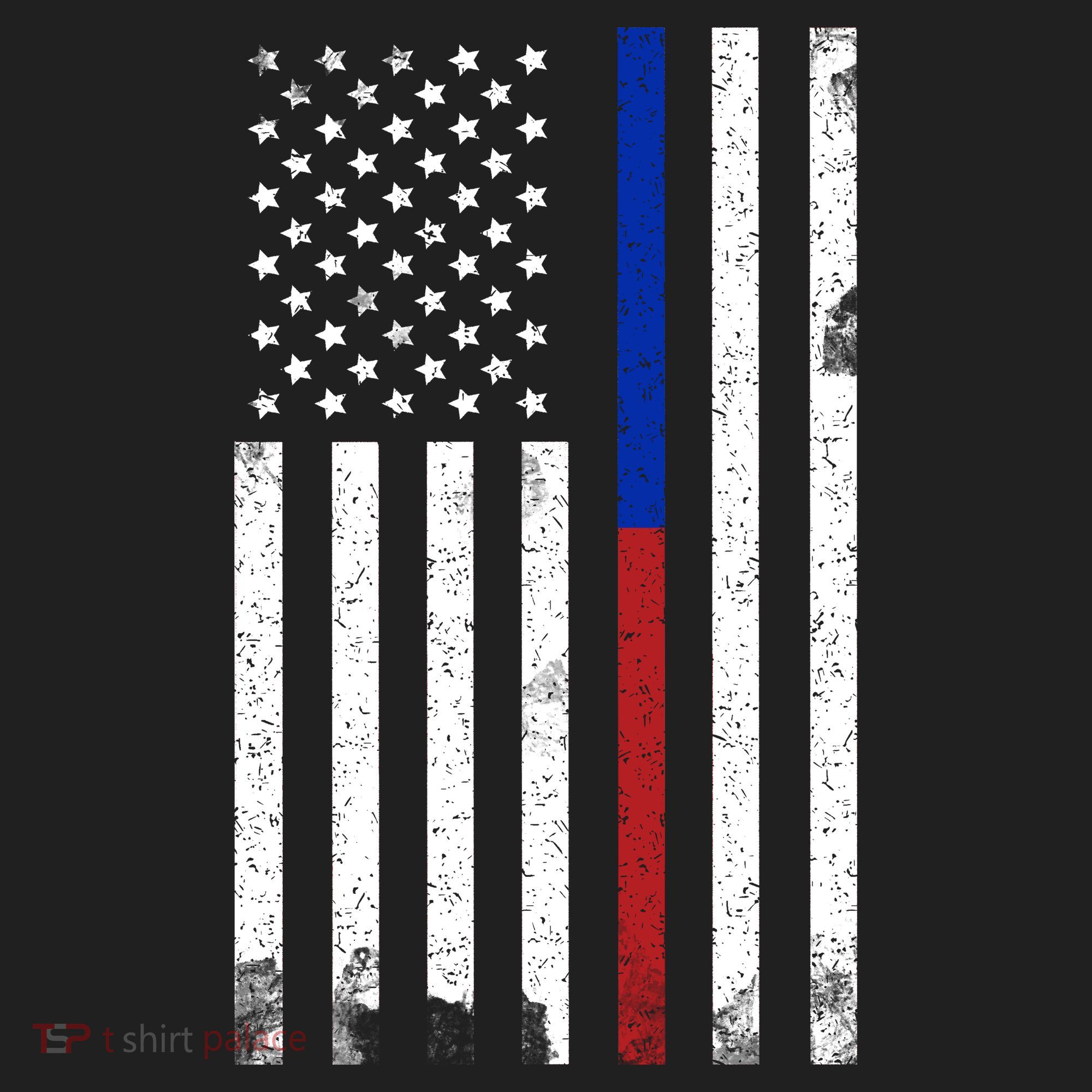 We The People Holsters  American Flag Thin Blue-Red Line Beanie
