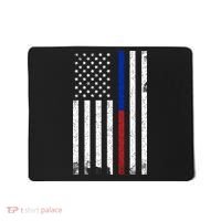 We The People Holsters  American Flag Thin Blue-Red Line Mousepad thumb 0