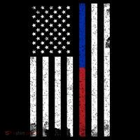 We The People Holsters  American Flag Thin Blue-Red Line Women's Tank Top thumb 5