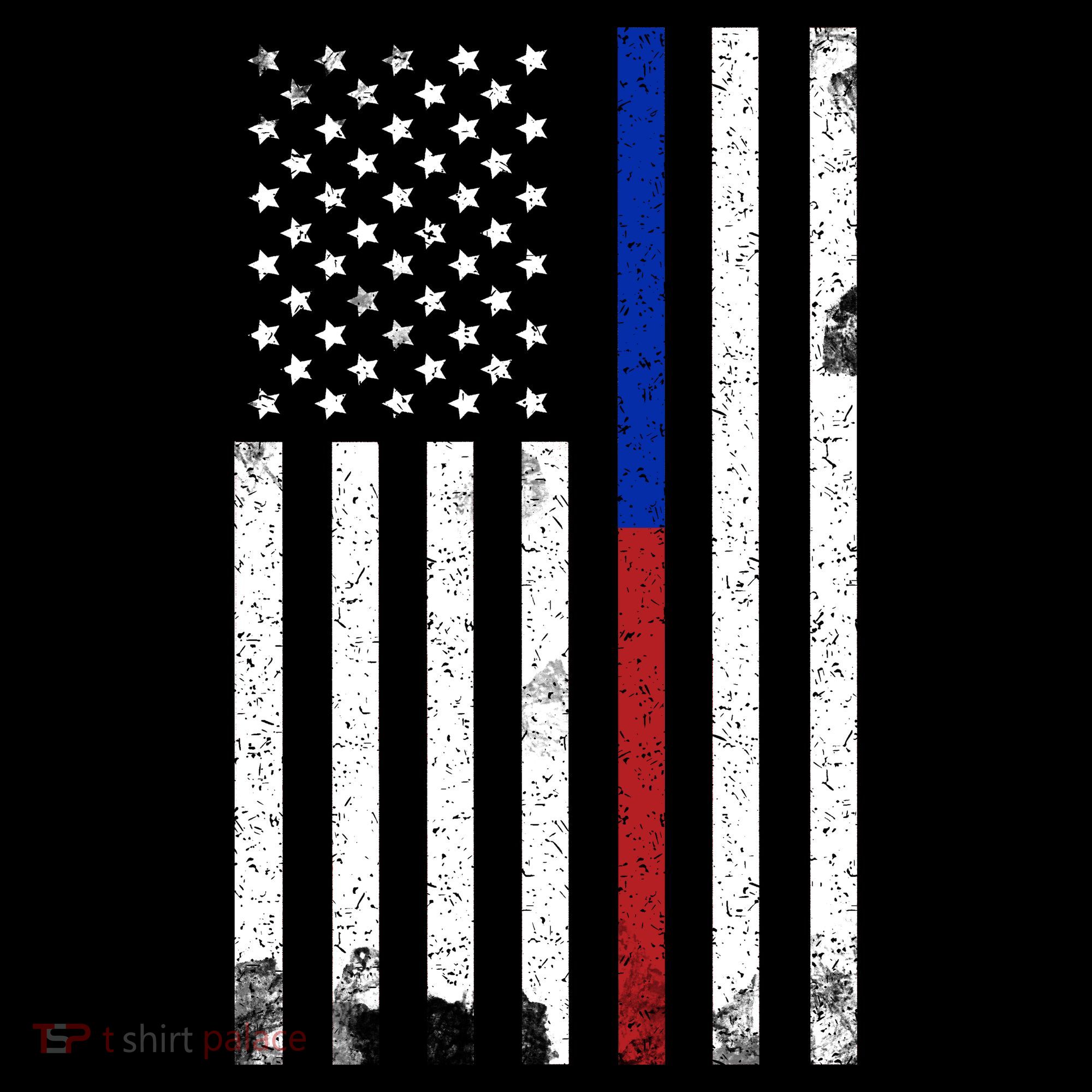 We The People Holsters  American Flag Thin Blue-Red Line Baby Bodysuit