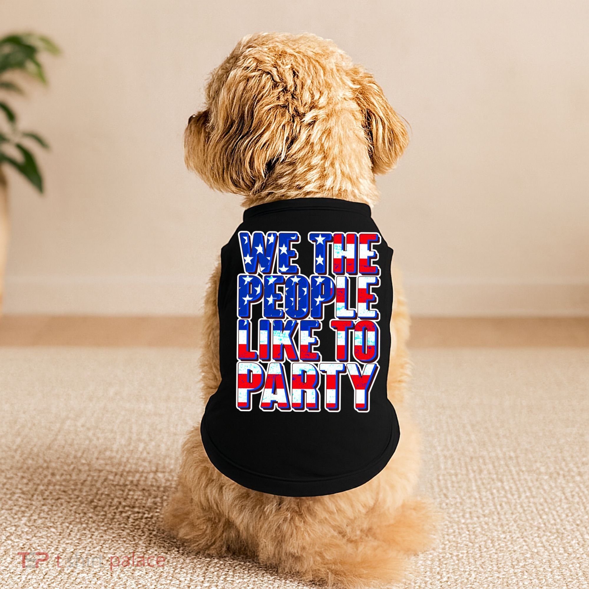 We The People Like To Party Doggie Tank