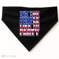 We The People Like To Party USA-Made Doggie Bandana thumb 0
