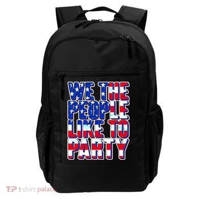 We The People Like To Party Backpack