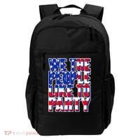 We The People Like To Party Backpack thumb 0
