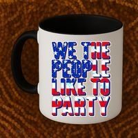 We The People Like To Party Coffee Mug thumb 2
