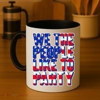 We The People Like To Party Coffee Mug thumb 4