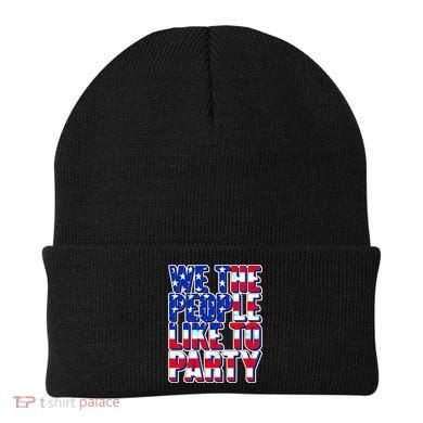 We The People Like To Party Beanie