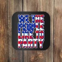 We The People Like To Party Coaster thumb 0