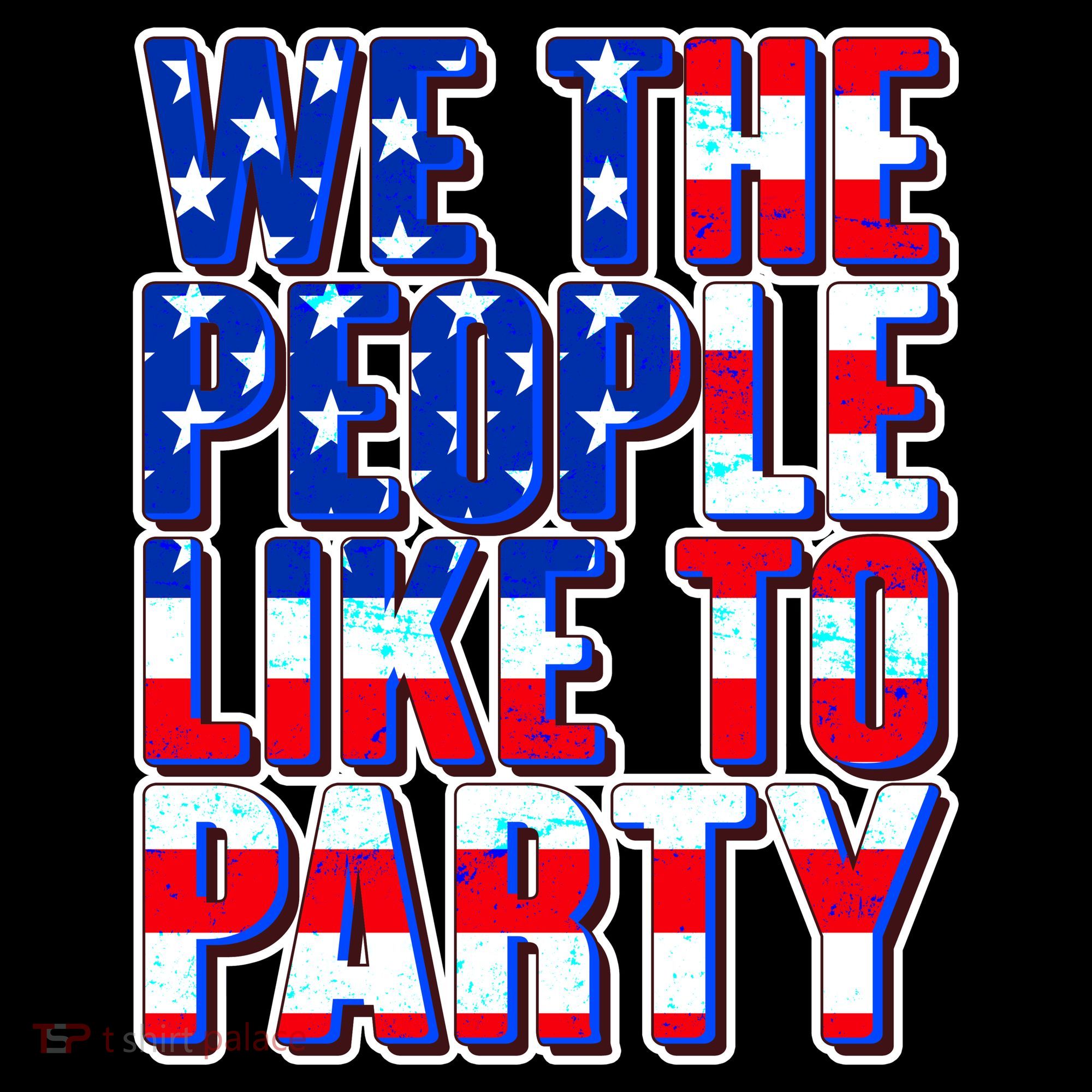 We The People Like To Party Ornament