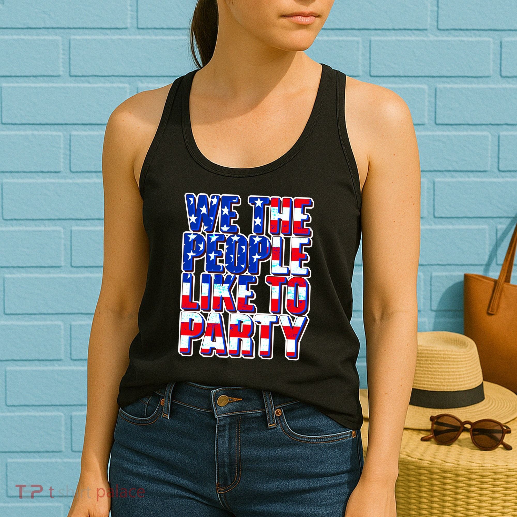 We The People Like To Party Women's Tank Top