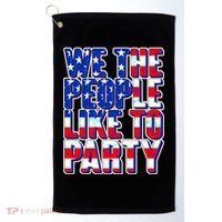 We The People Like To Party Golf Towel thumb 0