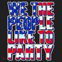 We The People Like To Party Golf Towel thumb 3