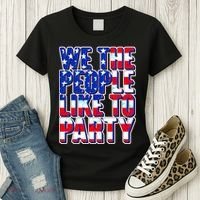 We The People Like To Party Women's T-Shirt thumb 3