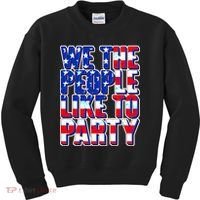 We The People Like To Party Kids Sweatshirt thumb 0