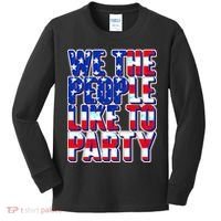 We The People Like To Party Kids Long Sleeve Shirt thumb 0
