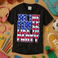 We The People Like To Party Kids T-Shirt thumb 3