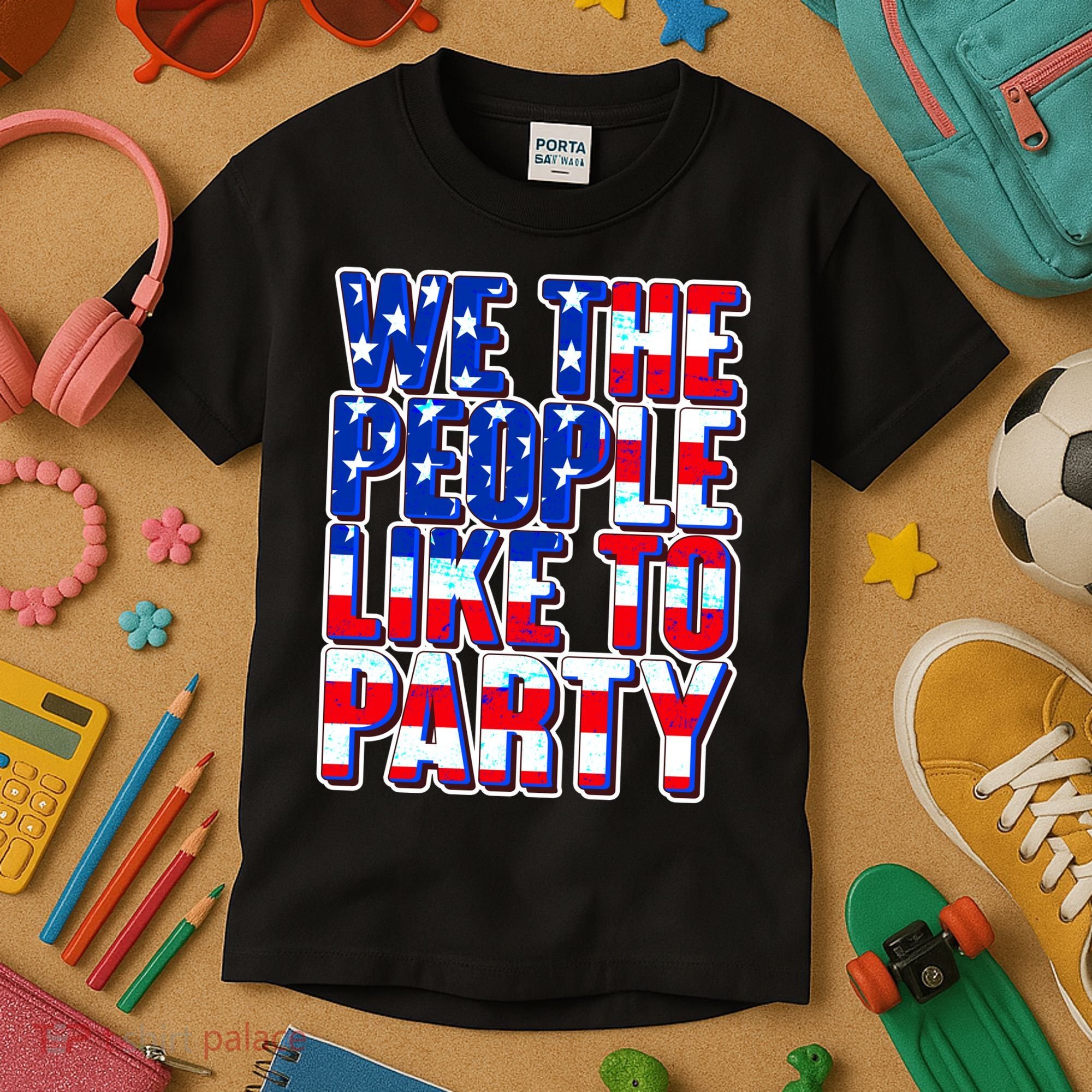 We The People Like To Party Kids T-Shirt
