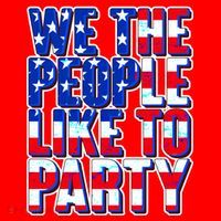 We The People Like To Party Santa Hat thumb 1