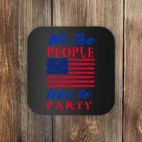 We The People Like To Party In The USA Coaster thumb 0