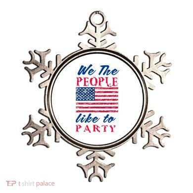 We The People Like To Party In The USA Ornament