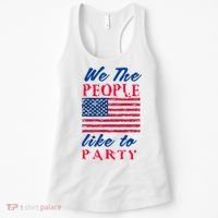 We The People Like To Party In The USA Women's Tank Top thumb 0