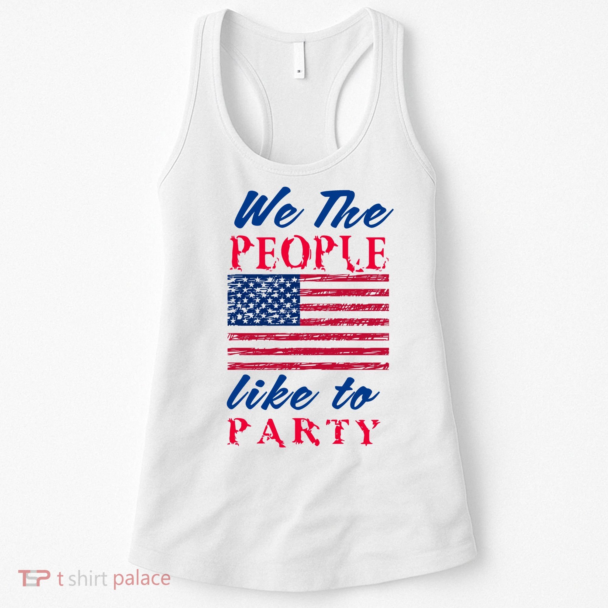 We The People Like To Party In The USA Women's Tank Top
